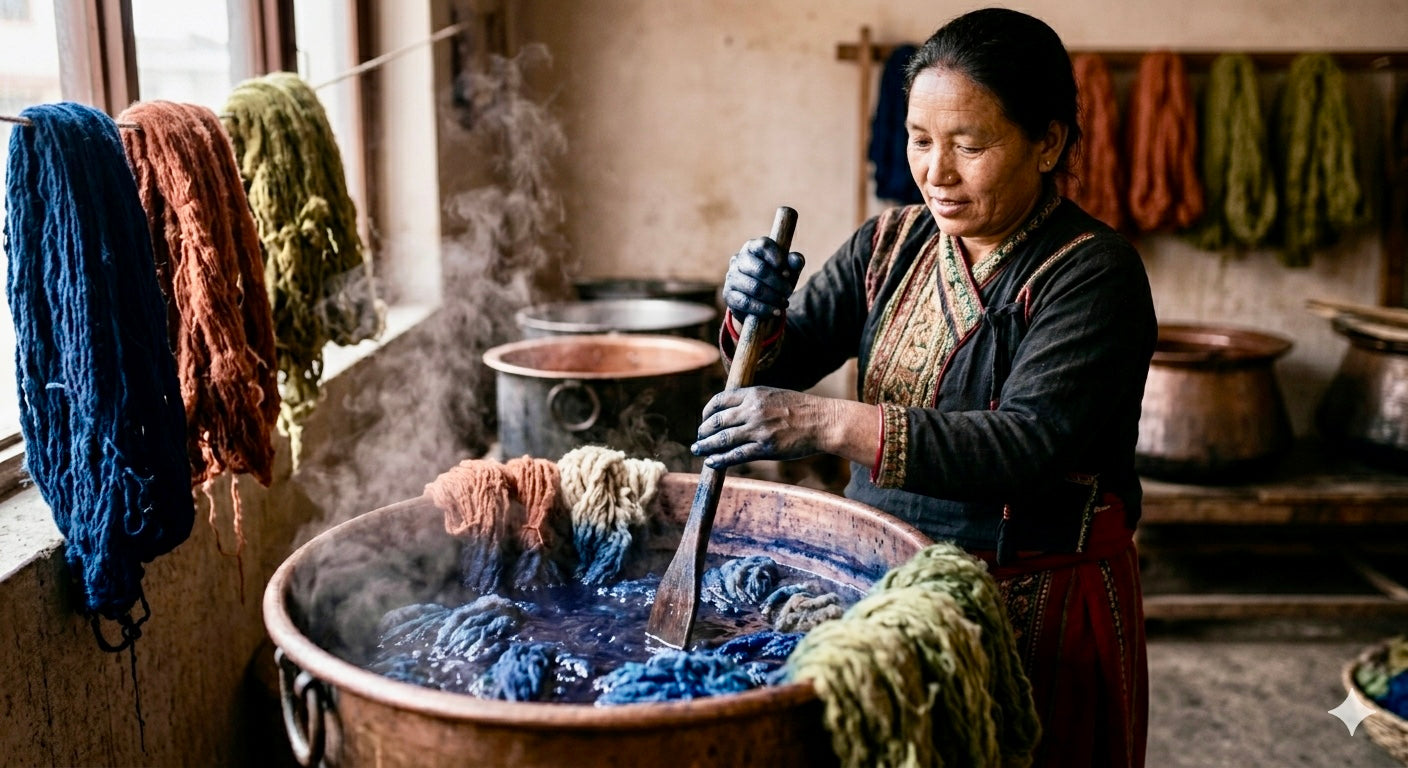 Natürliches Färben